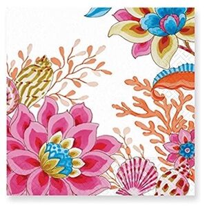 Design Design Coastal Floral Luncheon Napkins, 20 ct (P153886)